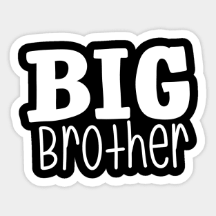 Big Brother Little Brother White Sticker